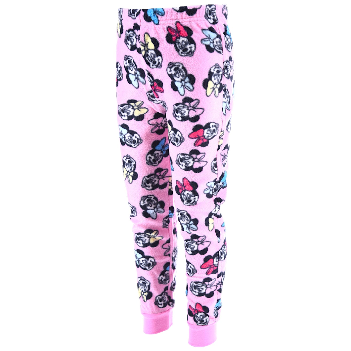 Disney Minnie Mouse Fleece Schlafanzug für Mädchen Gr. 98 - 128 cm