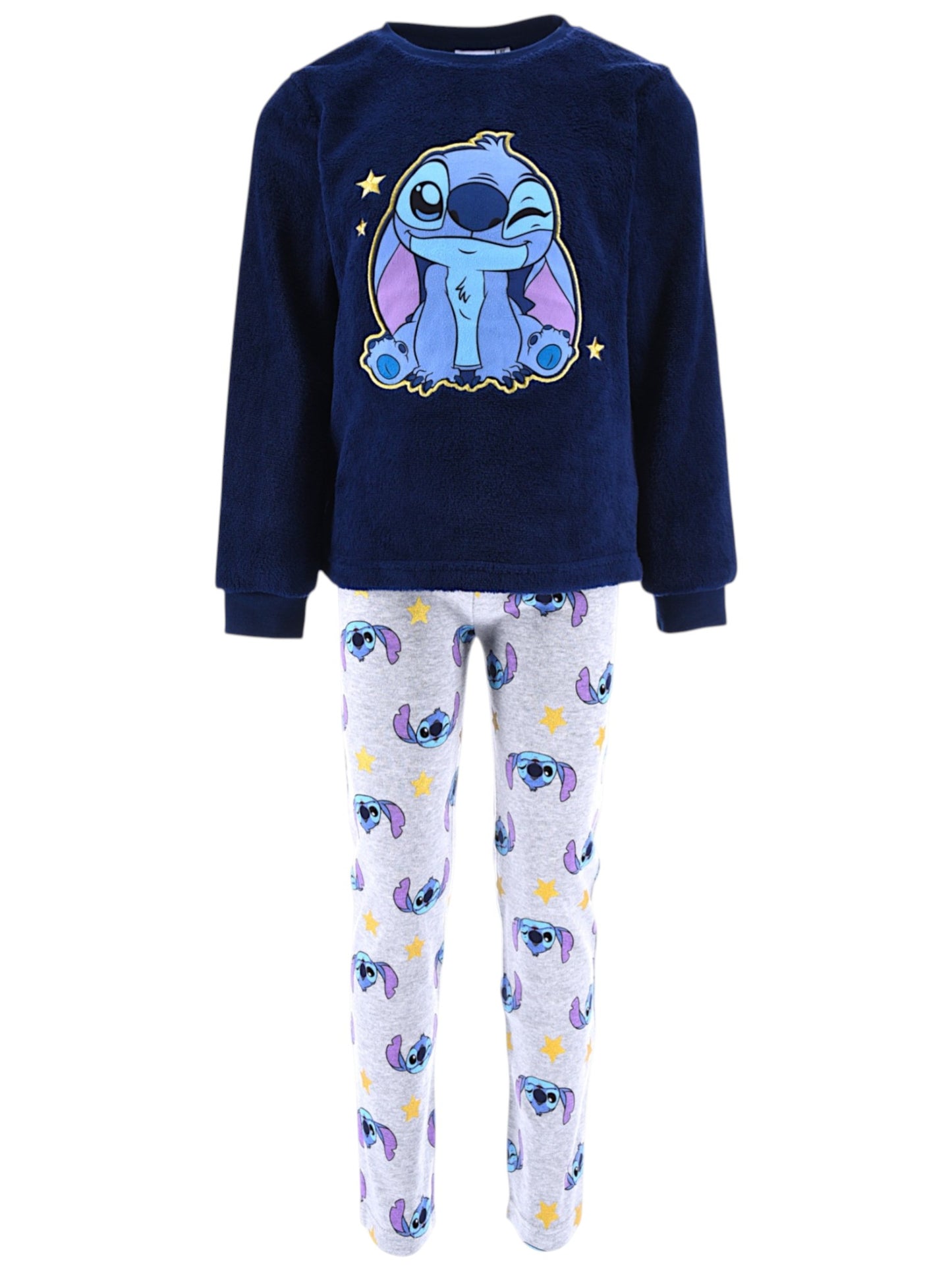 Disney Stitch Fleece Schlafanzug