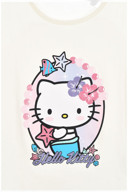 Hello Kitty T-Shirt für Mädchen Gr. 104 - 140 cm