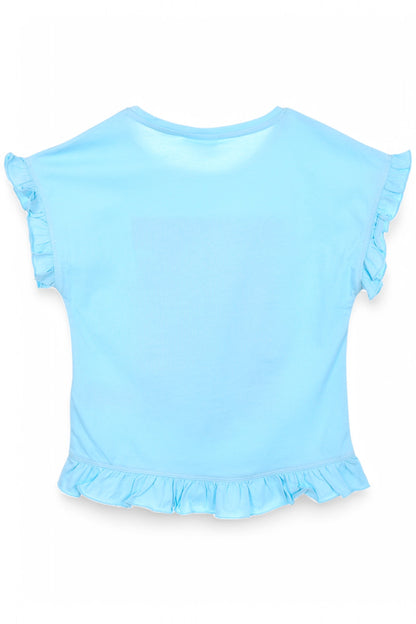 Disney Frozen T-Shirt für Mädchen mit Pailletten Gr. 104 - 128 cm