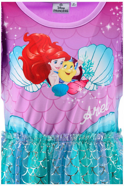 Disney Princess Arielle Sommerkleid mit Tüll 98-116 cm