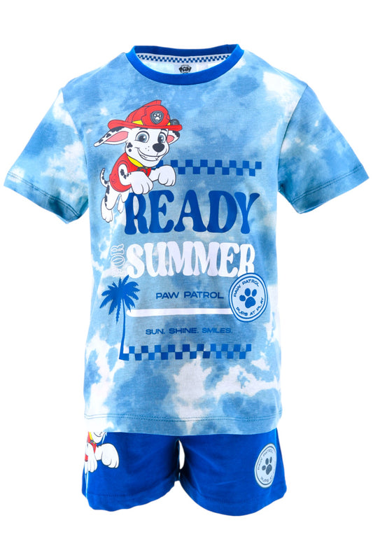 Paw Patrol Set T-Shirt & Shorts für Jungen Gr. 98 - 116 cm