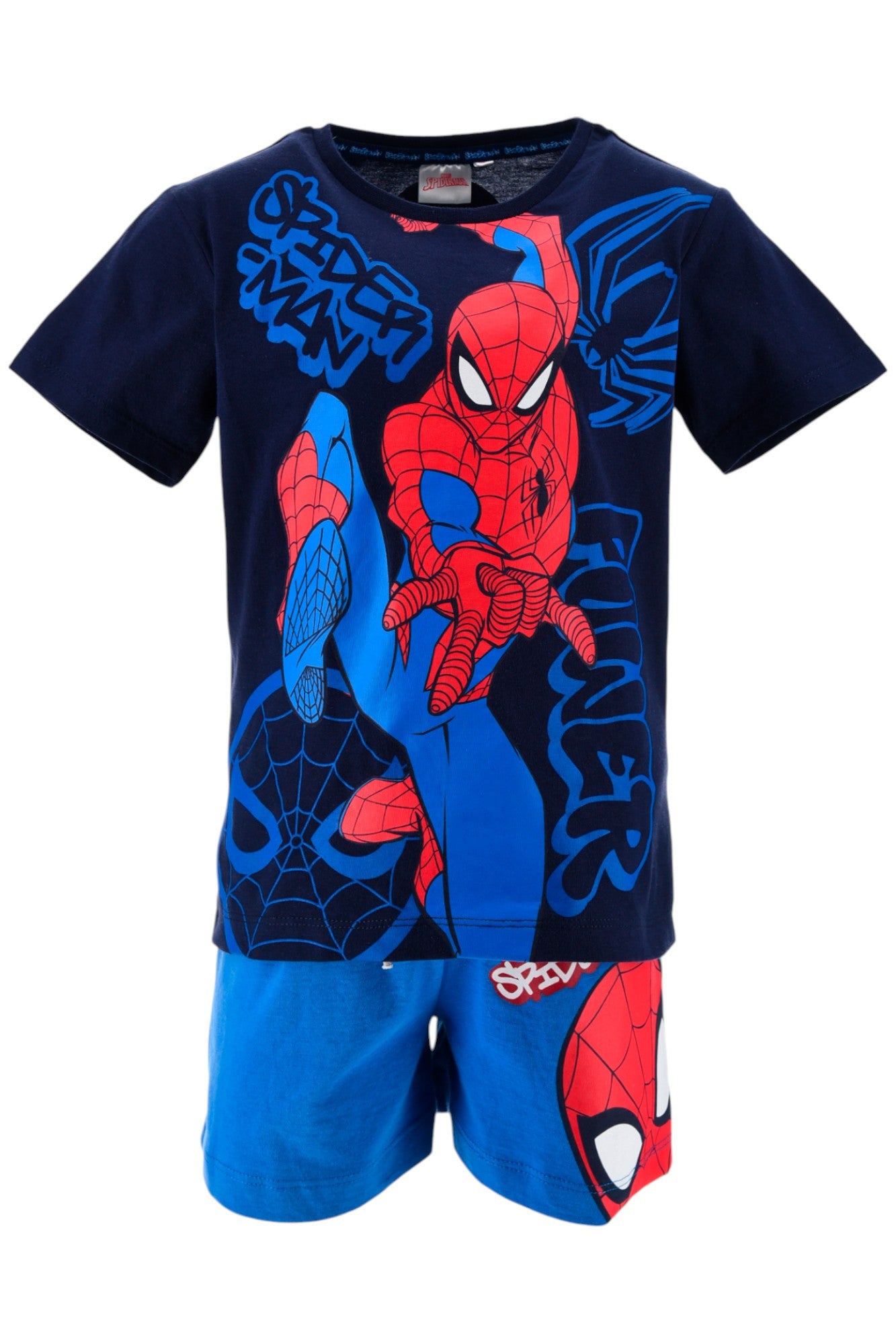 Spider-Man Set T-Shirt & Shorts für Jungen Gr. 98 - 128 cm