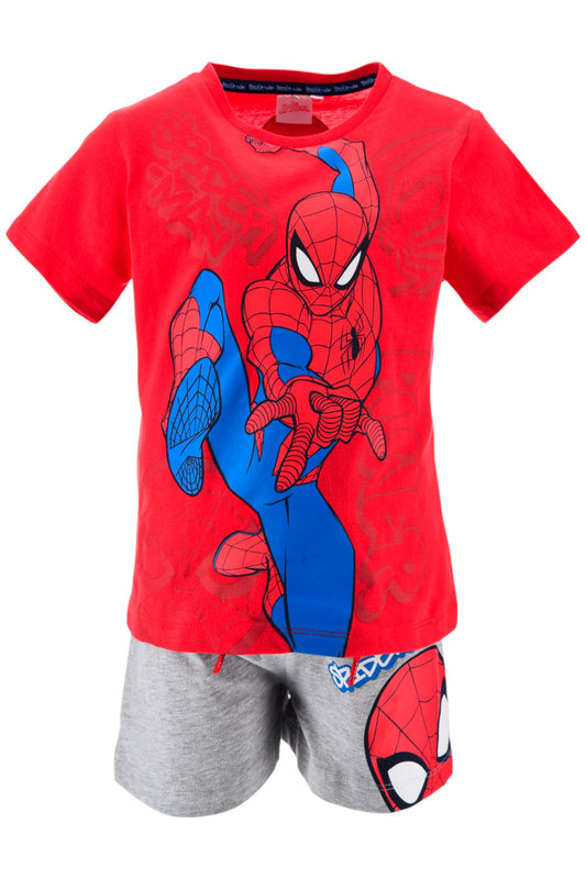 Spider-Man Set T-Shirt & Shorts für Jungen Gr. 98 - 128 cm