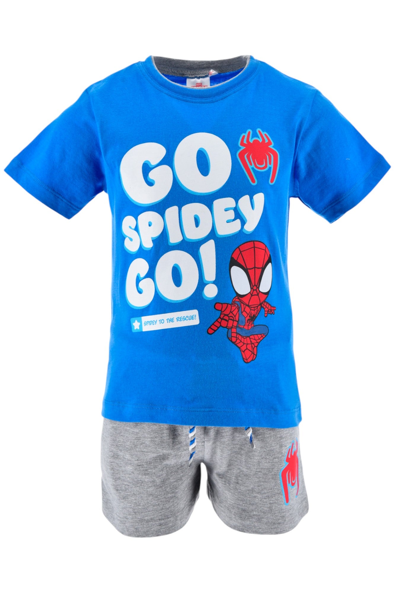 Spidey Set T-Shirt & Shorts für Jungen Gr. 92 - 110 cm