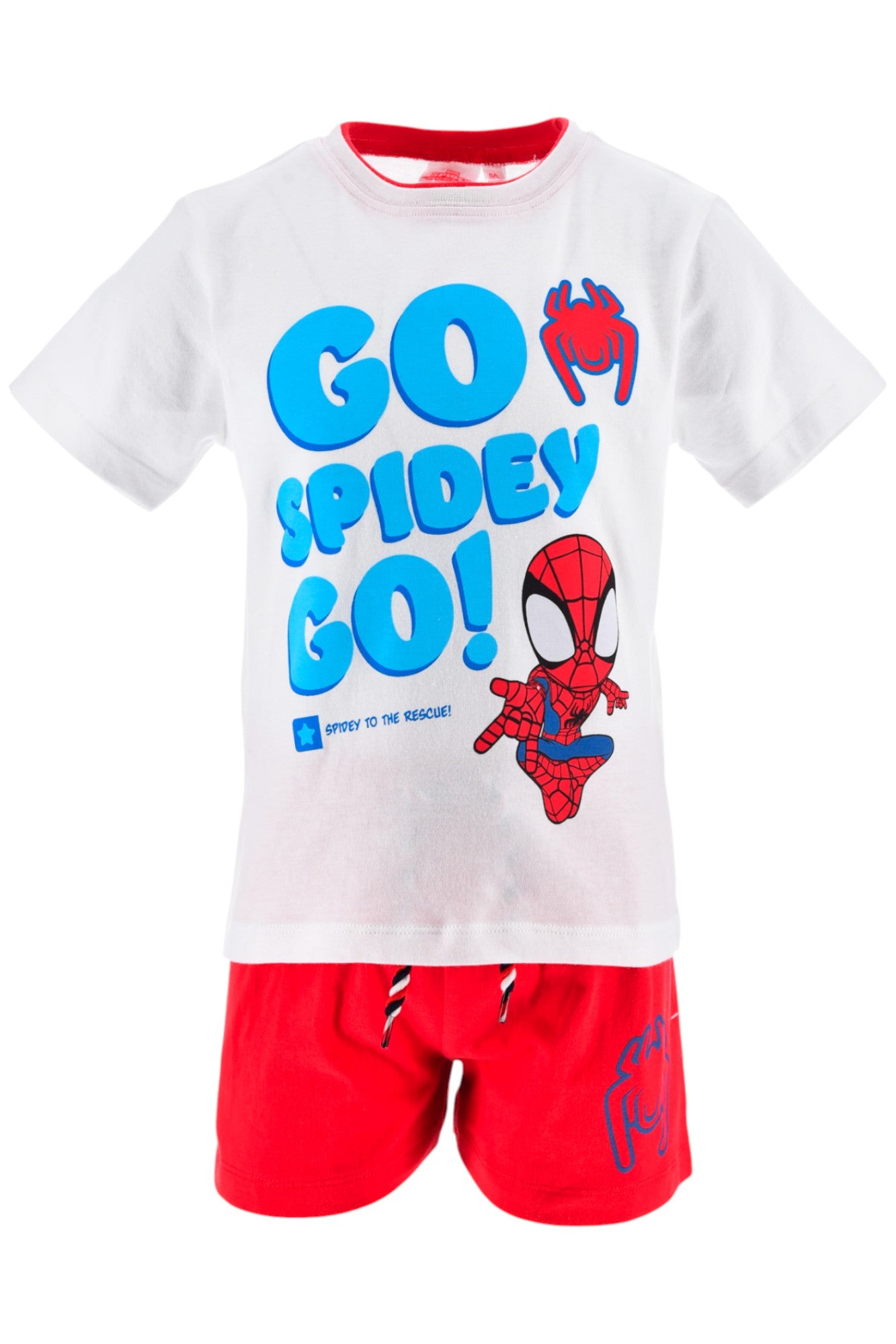 Spidey Set T-Shirt & Shorts für Jungen Gr. 92 - 110 cm
