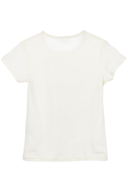 Wednesday T-Shirt für Mädchen mit Glitzer Gr. 116 - 152 cm