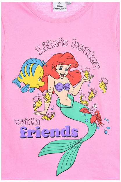 Disney Princess Arielle T-Shirt für Mädchen Gr. 98 - 116 cm