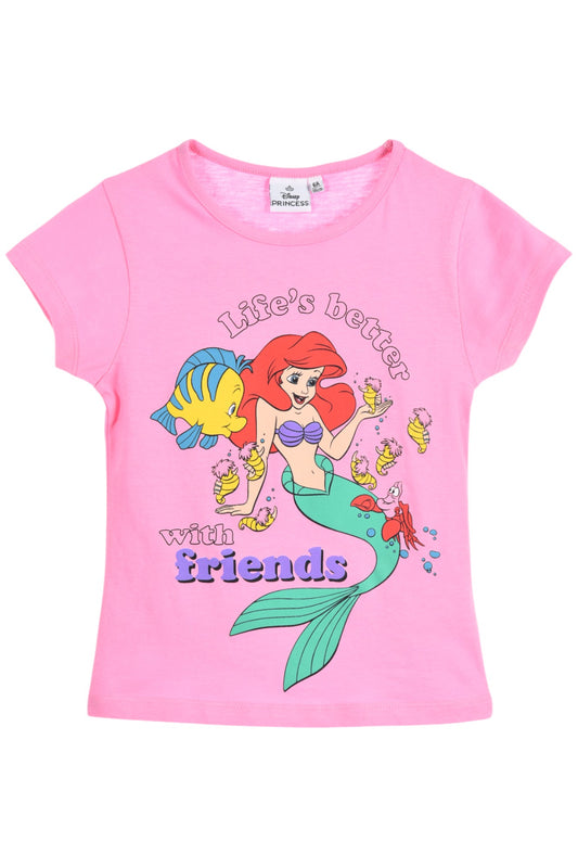 Disney Princess Arielle T-Shirt für Mädchen Gr. 98 - 116 cm