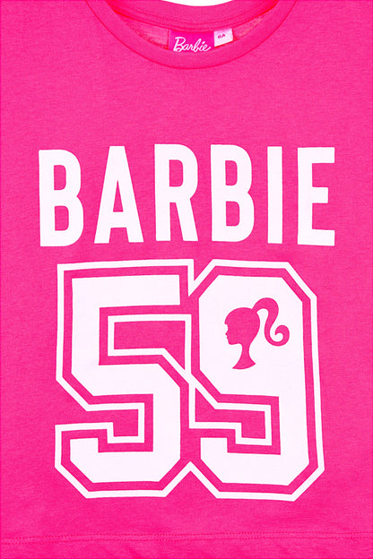 Barbie Crop Top für Mädchen Gr. 104 - 140 cm