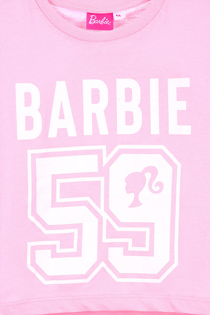 Barbie Crop Top für Mädchen Gr. 104 - 140 cm