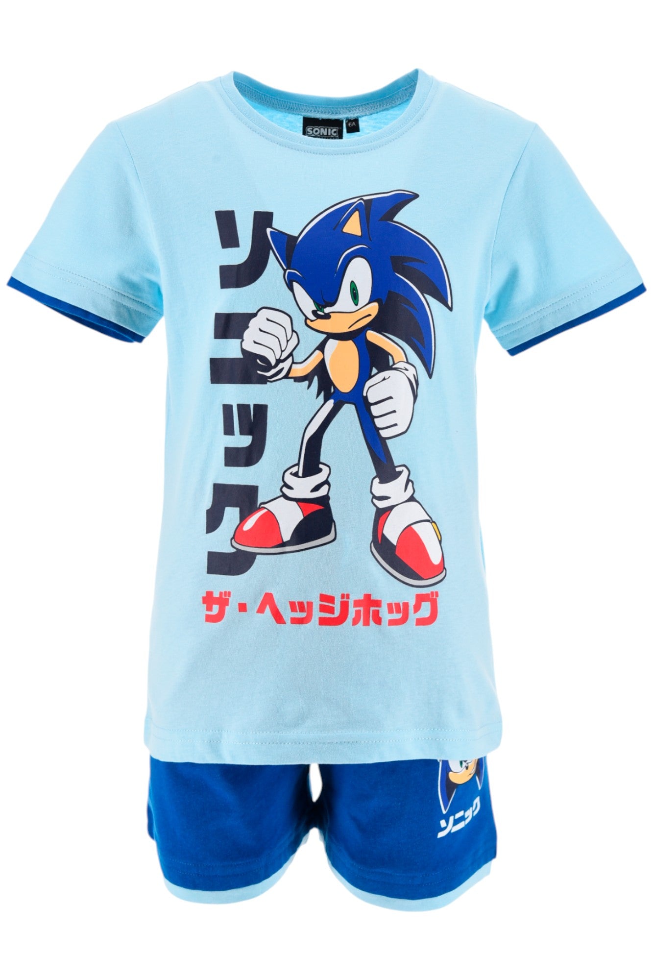Sonic The Hedgehog Set T-Shirt & Shorts für Jungen Gr. 98 - 128 cm