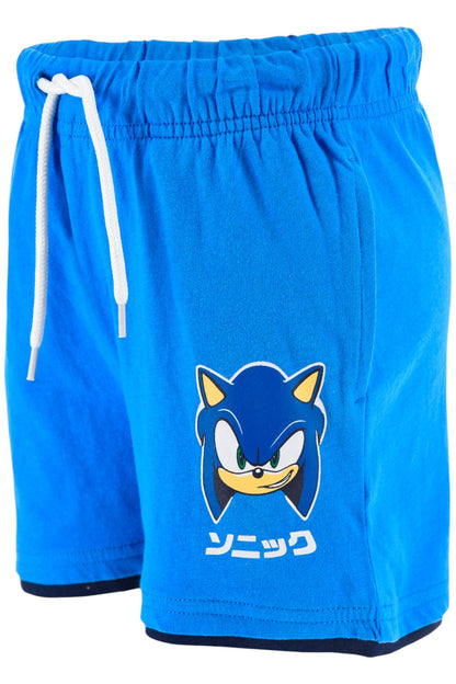 Sonic The Hedgehog Set T-Shirt & Shorts für Jungen Gr. 98 - 128 cm