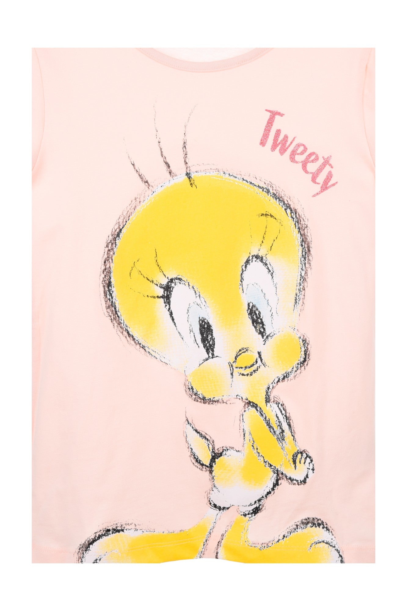 Tweety T-Shirt mit Glitzer für Mädchen Gr.140 - 176 cm