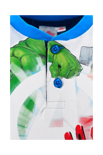 Avengers Schlafanzug kurz  - Shorty für Jungen Gr. 98 - 128 cm