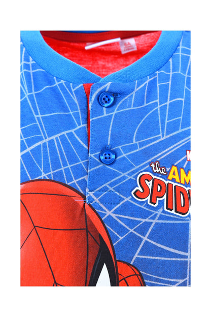 Spider-Man Schlafanzug kurz  - Shorty für Jungen Gr. 98 - 128 cm