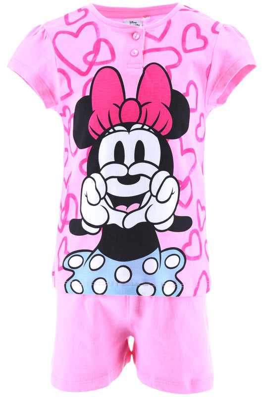 Minnie Mouse Schlafanzug kurz  - Shorty für Mädchen Gr. 98 - 128 cm
