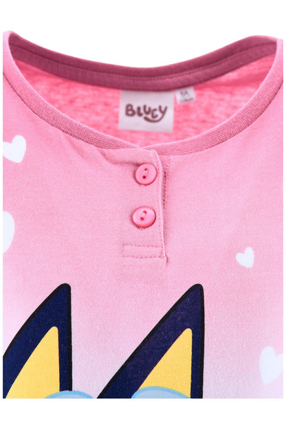 Bluey Schlafanzug kurz  - Shorty für Mädchen Gr. 98 - 116 cm