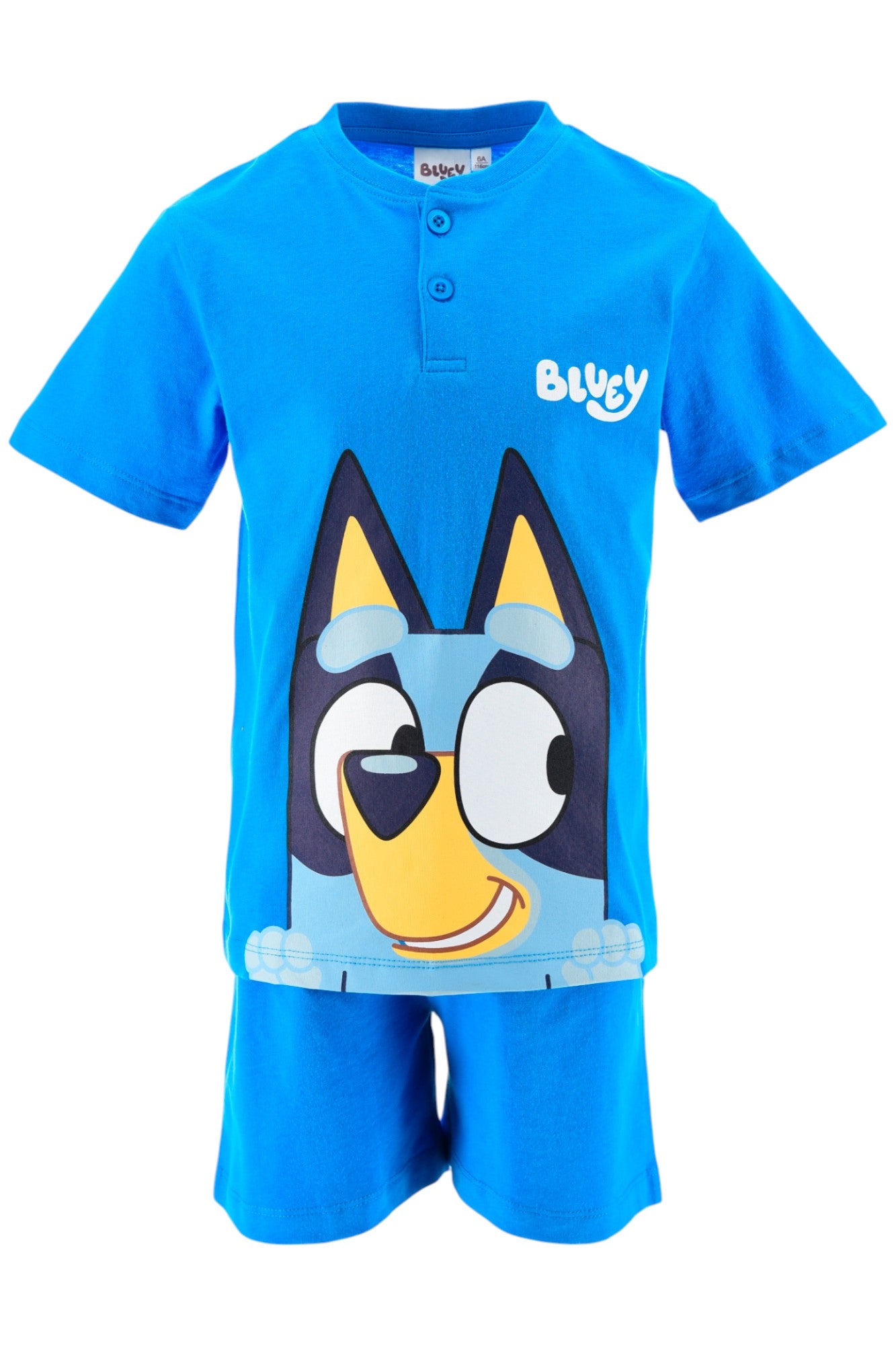 Bluey Schlafanzug kurz  - Shorty für Jungen Gr. 98 - 116 cm