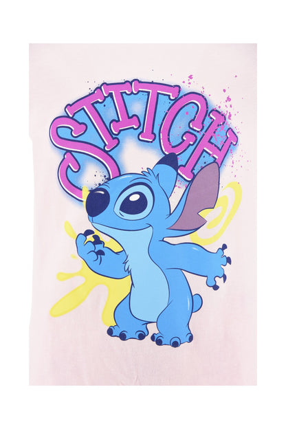 Disney Stitch Schlafanzug kurz  - Shorty für Mädchen Gr. 140 - 176 cm