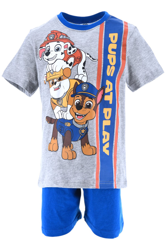 Paw Patrol Schlafanzug kurz  - Shorty für Jungen Gr. 98 - 116 cm