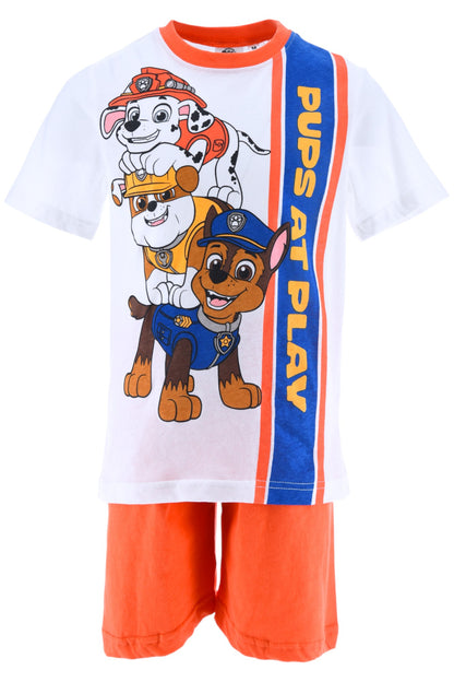 Paw Patrol Schlafanzug kurz  - Shorty für Jungen Gr. 98 - 116 cm