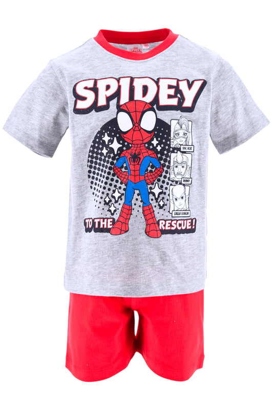 Spidey Schlafanzug kurz - Shorty für Jungen Gr. 92 - 110 cm