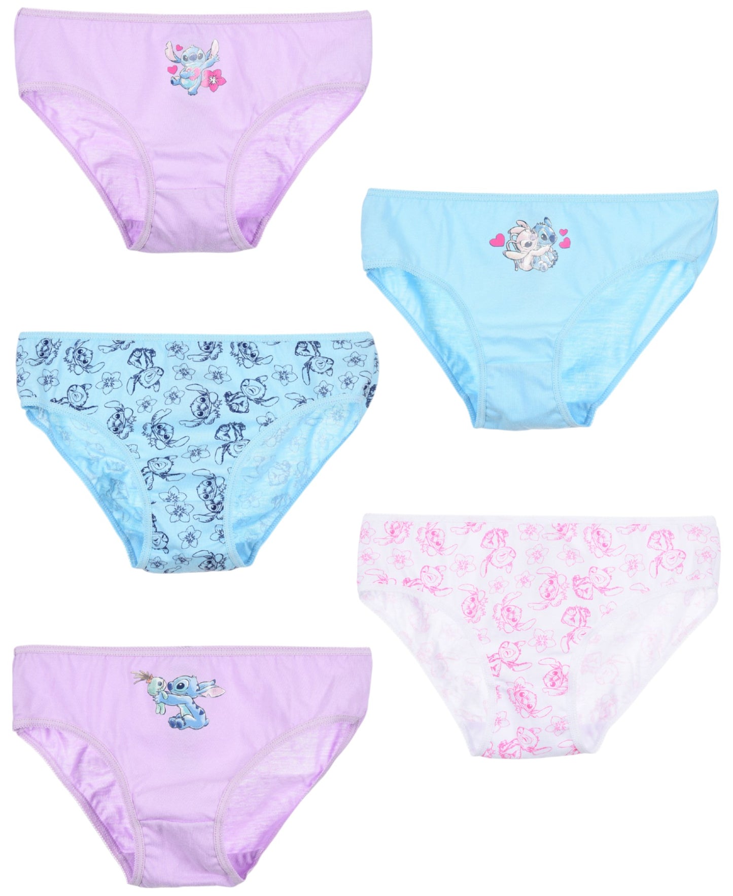 Disney Stitch Slip 5-er Pack