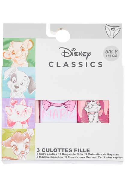 Disney Aristocats Slip 3-er Pack Marie für Mädchen Gr. 98 -116 cm
