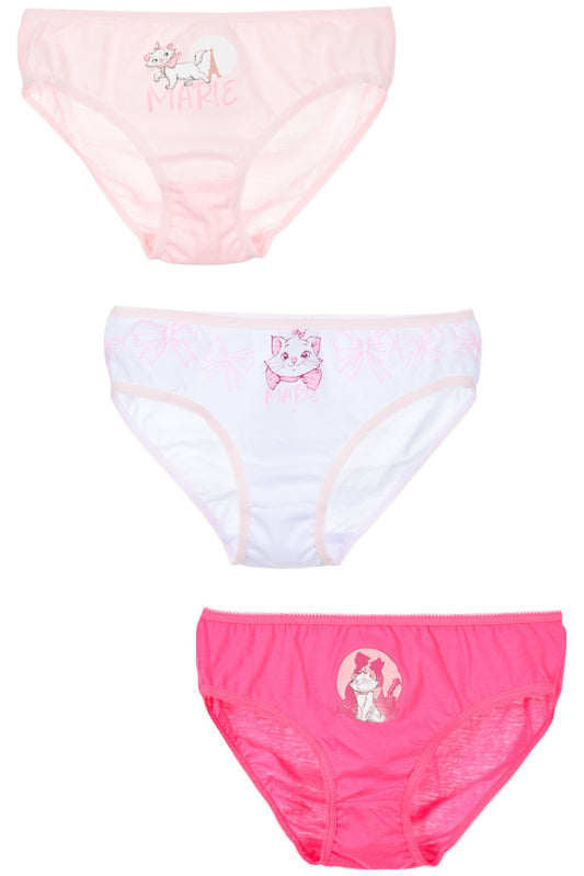 Disney Aristocats Slip 3-er Pack Marie für Mädchen Gr. 98 -116 cm