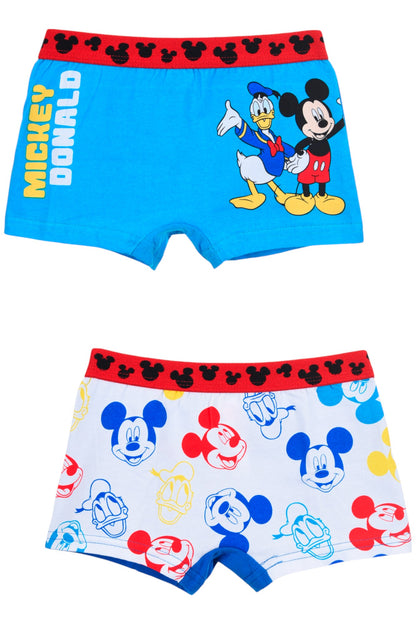 Mickey Mouse 4-er Pack Jungen Boxershorts Gr. 98 - 116 cm