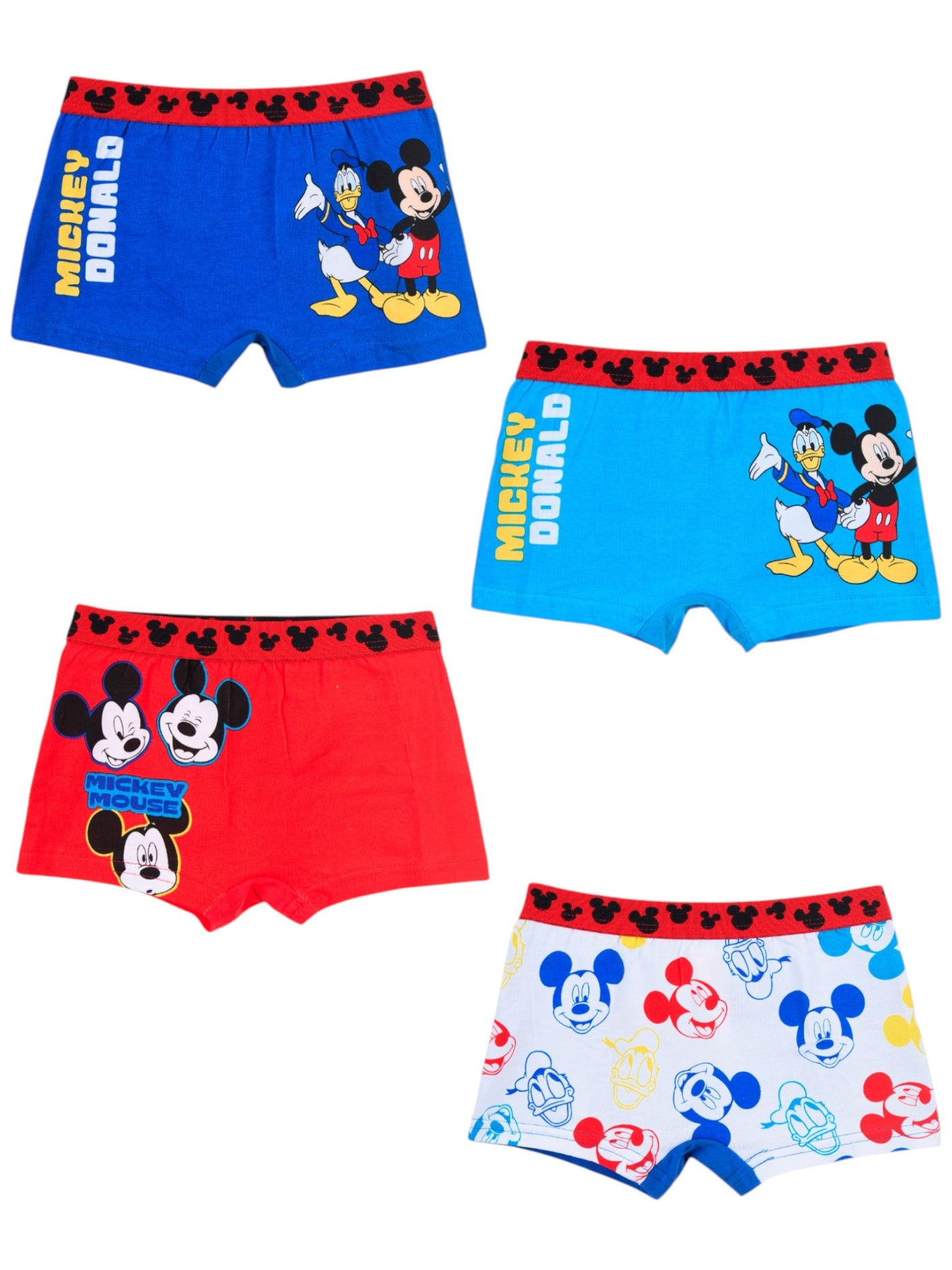 Mickey Mouse 4-er Pack Boxershorts