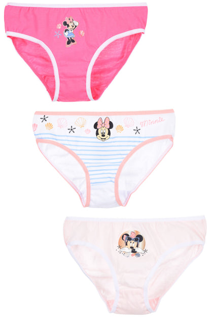 Disney Minnie Mouse Slip 3-er Pack für Mädchen Gr. 98 -128 cm