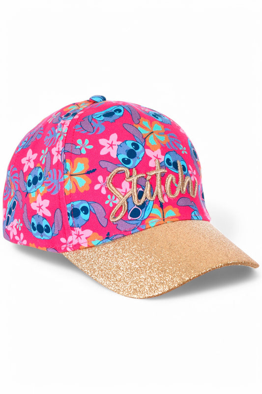 Disney Lilo & Stitch Sommerkappe mit Glitzer 52-54 cm