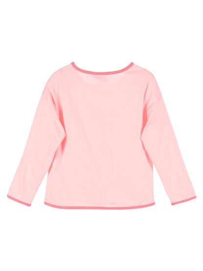 Disney Stitch Angel Mädchen Langarmshirt mit Glitzerprint