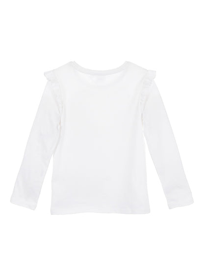 Langarmshirt mit Rüschen Frozen für Mädchen