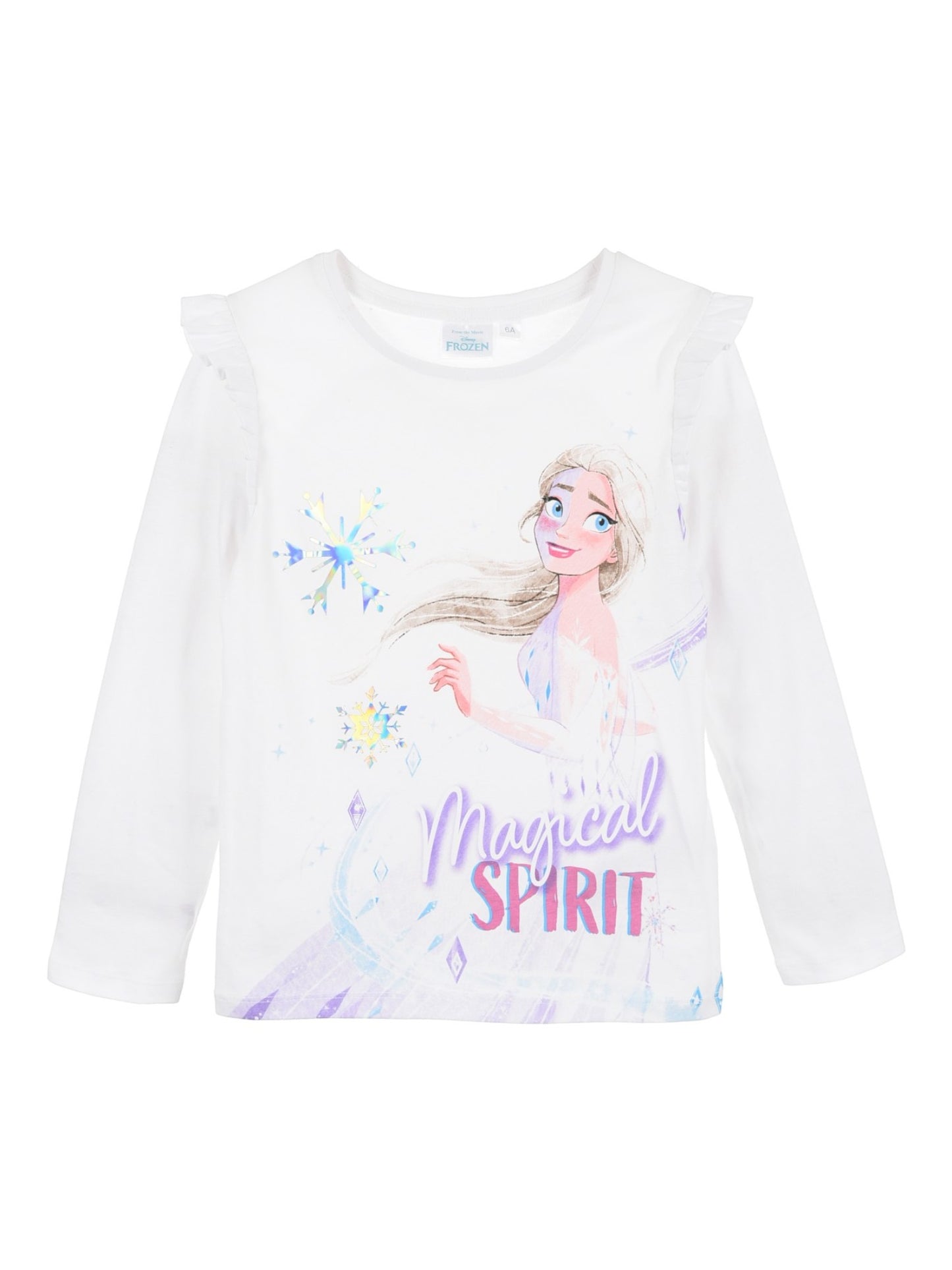 Langarmshirt mit Rüschen Frozen für Mädchen