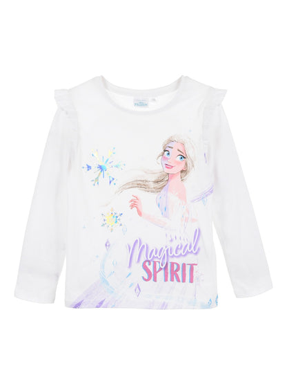 Langarmshirt mit Rüschen Frozen für Mädchen
