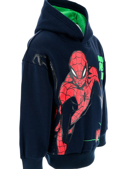 Marvel Spider-Man Jungen Hoodie mit großem Frontprint