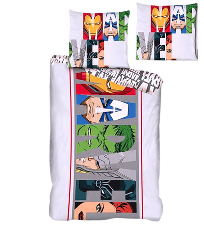 Marvel Bettwäsche Set Avengers 2-tlg. 135-140 x 200 cm