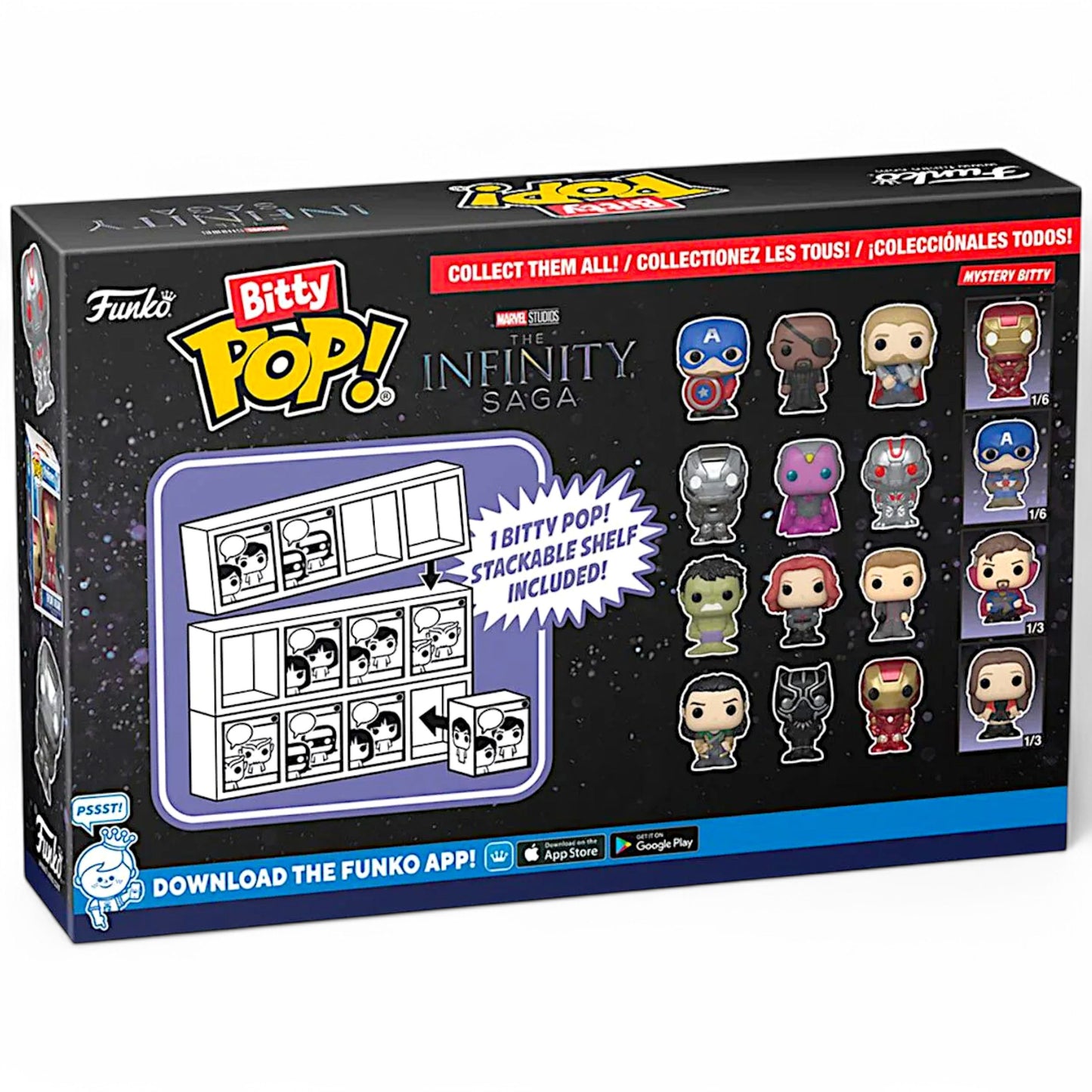 Spielfiguren Funko Bitty Pop! Marvel The Infinity Saga 4‑Pack zum sammeln