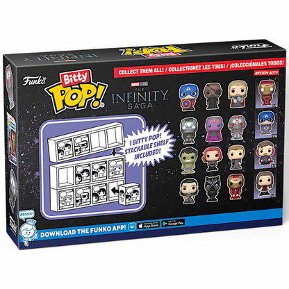 Spielfiguren Funko Bitty Pop! Marvel The Infinity Saga 4‑Pack zum sammeln