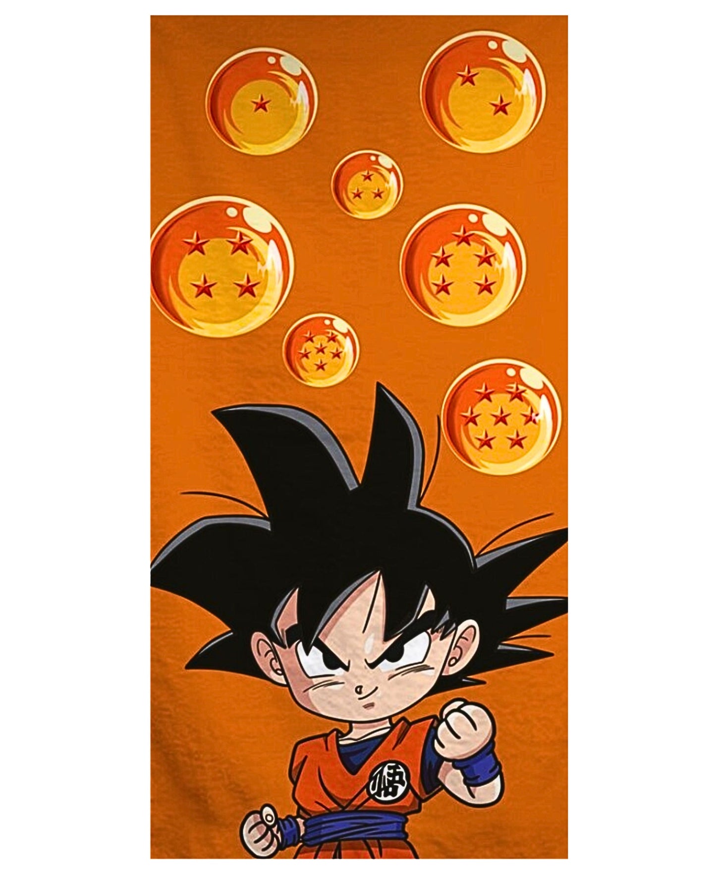 Bade-/Strandtuch Dragon Ball Young Goku 70 x 140 cm