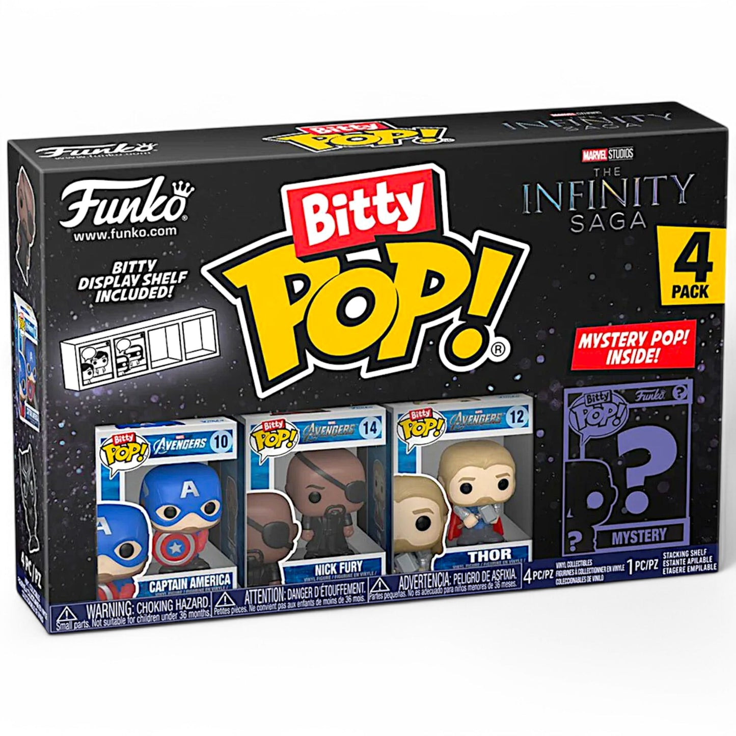 Spielfiguren Funko Bitty Pop! Marvel The Infinity Saga 4‑Pack zum sammeln