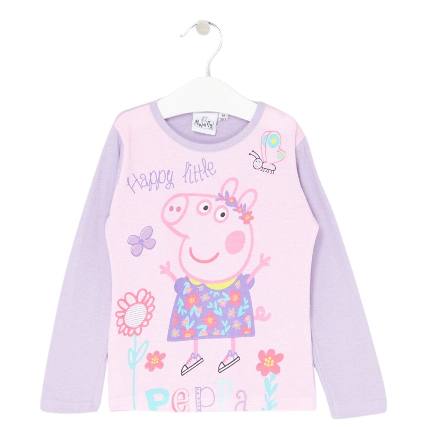 Peppa Pig Langarmshirt  für Mädchen