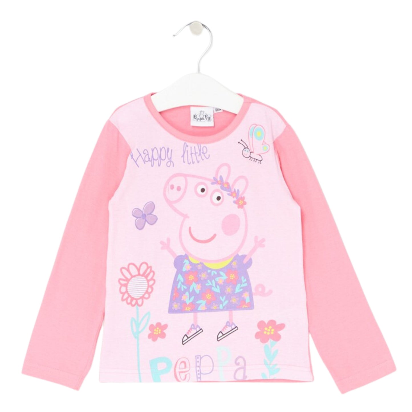 Peppa Pig Langarmshirt  für Mädchen