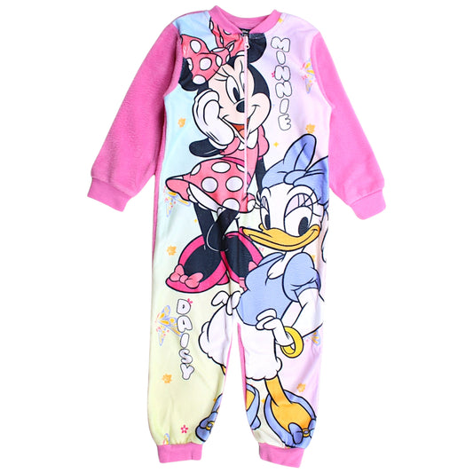 Minnie Mouse Overall Fleece Schlafanzug für Mädchen Gr. 92-128 cm
