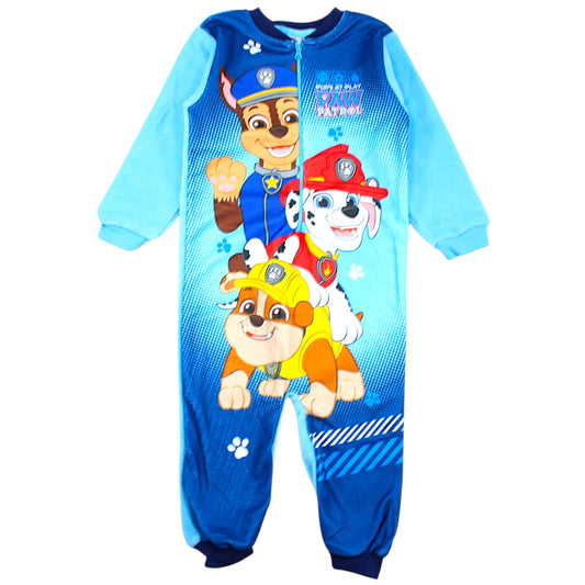 Paw Patrol Fleece Overall Schlafanzug für Jungen Gr. 92-128 cm