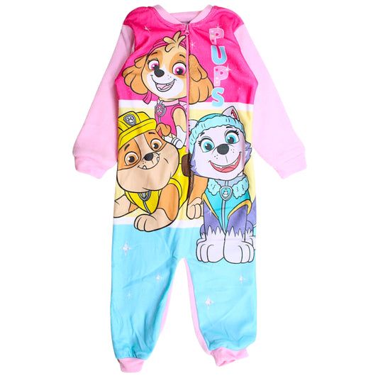 Skye Fleece Overall Schlafanzug Paw Patrol für Mädchen Gr. 92-128 cm