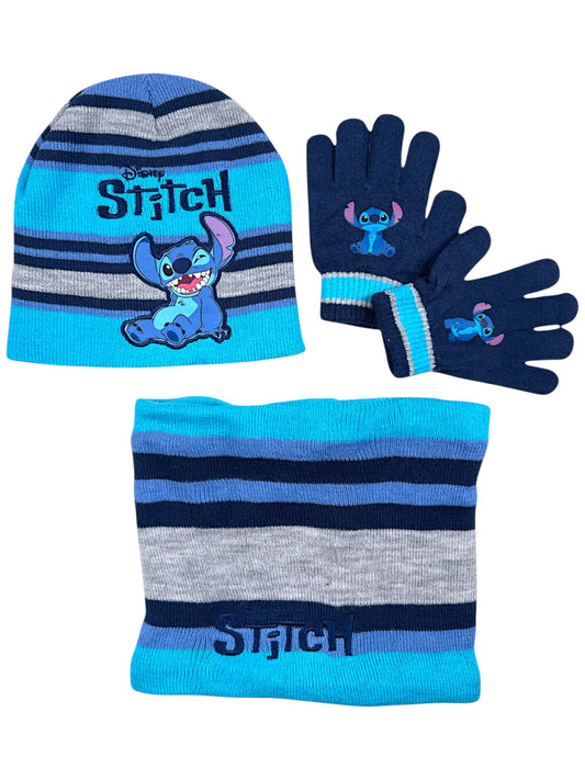 Disney Stitch Winter Mütze Set
